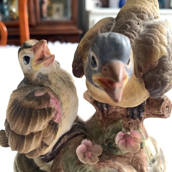 Lefton China Gold Finch Figurine #KW5157 Hand Painted Golden Finch 7" Statue - Picture 2 of 8